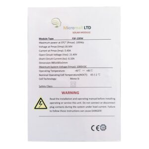 New Technology 100w Flexible - FLEX100W side profile | NZ Depot