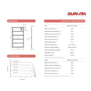 520W Ultra-Light Mono Flexible - FLEX520W side profile | NZ Depot