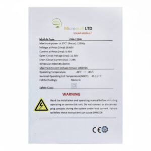 FSHB30-120WS 120W HPBC Full - MONO120W side profile | NZ Depot