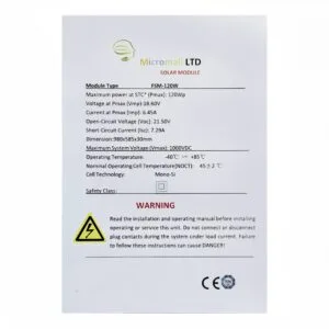 FSHB30-120WS 120W HPBC Full - MONO120W side profile | NZ Depot