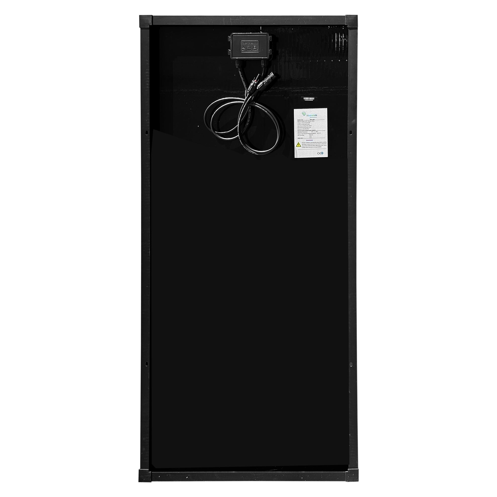 Premium Mono A+ Grade 150W Solar Panel (side profile) Premium Mono A+ Grade 150W - MONO150W-BK side profile | NZ Depot