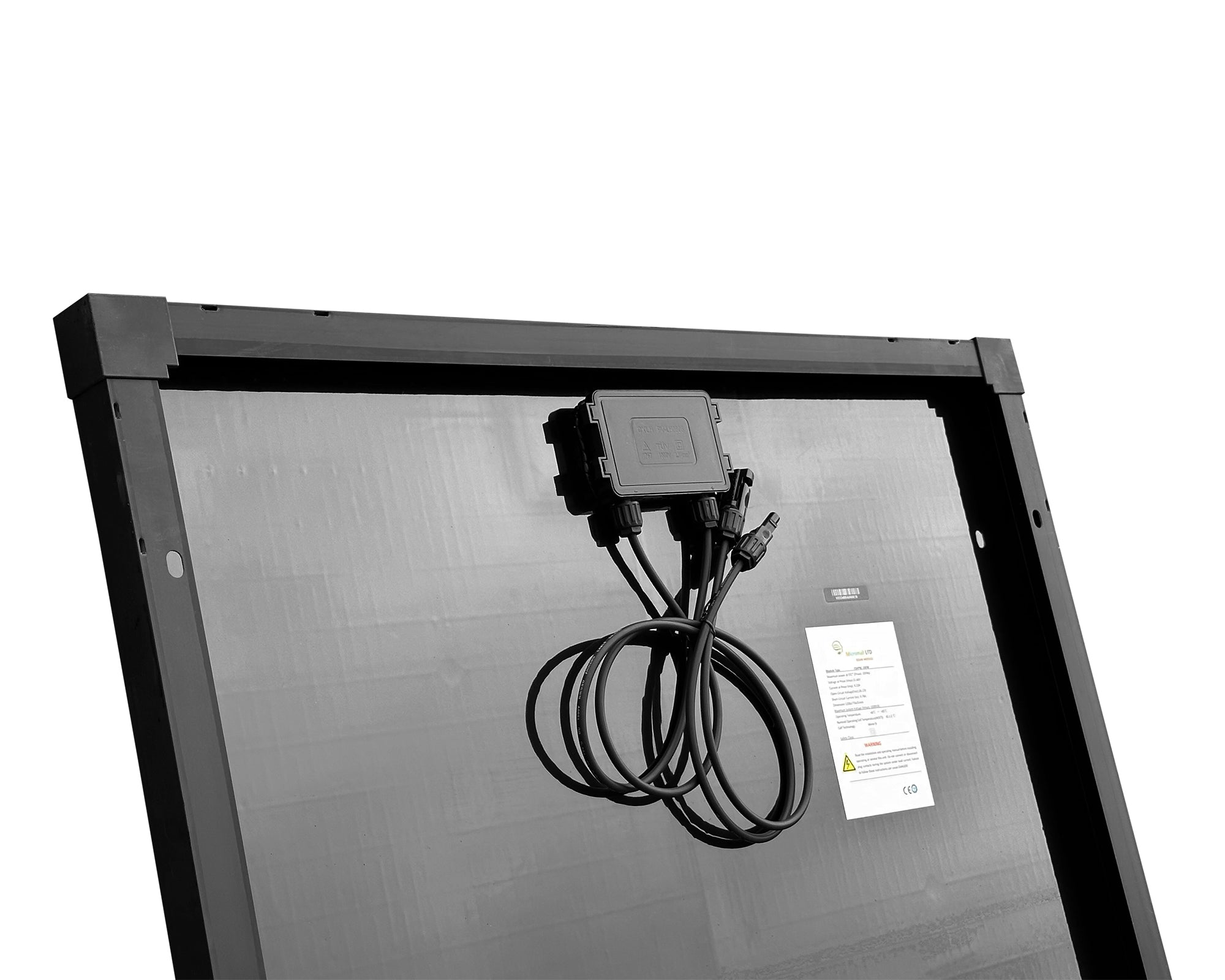 Premium Mono A+ Grade 200W Solar Panel - 12V/24V/31.5V (installed view) Premium Mono A+ Grade - MONO200W-1595 installed view | NZ Depot
