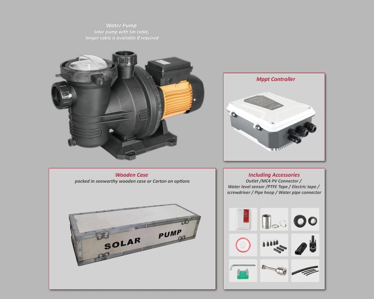 Latest Upgrade 1200W Solar Swimming Pool Pump Kit (detail view) Latest Upgrade 1200W Solar - PUMP-POOL-CB detail view | NZ Depot