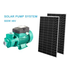 Solar Pump System Water Pump - SL-PUMP500W side profile | NZ Depot