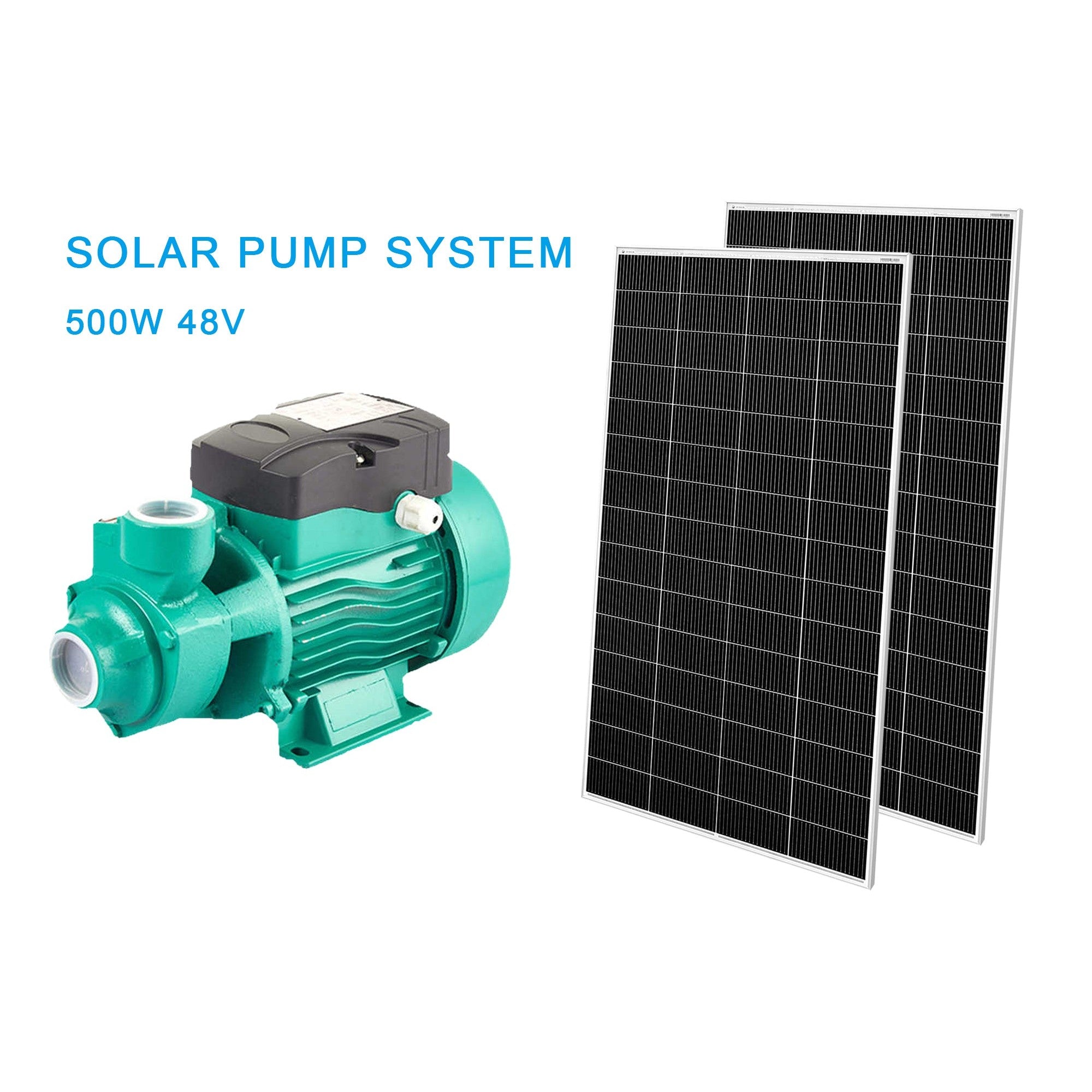 Solar Pump System Water Pump Solar Water Pump 2.1 cube + MPPT Controller (side profile) Solar Pump System Water Pump - SL-PUMP500W side profile | NZ Depot