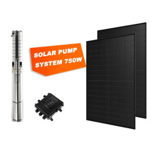 Submersible Solar Power Pump - SL-PUMP750WCB side profile | NZ Depot