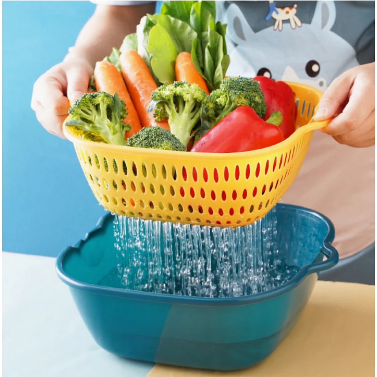 2PC/set Kitchen Sink Vegetable drainer Fruit basket For fruit washing - Vegetable drainer - Homeware Clearance Sale - 3 - NZ DEPOT Bathroom Buy 2PC/set Kitchen Sink Vegetable drainer Fruit basket For fruit washing Online - Homeware Clearance Sale - - 3 - NZ Depot Delivery