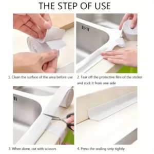 Buy 2XPVC Waterproof Sealing Tape Bathroom Toilet Caulk Tapes Online - Homeware Clearance Sale -  - 2 - NZ Depot Delivery