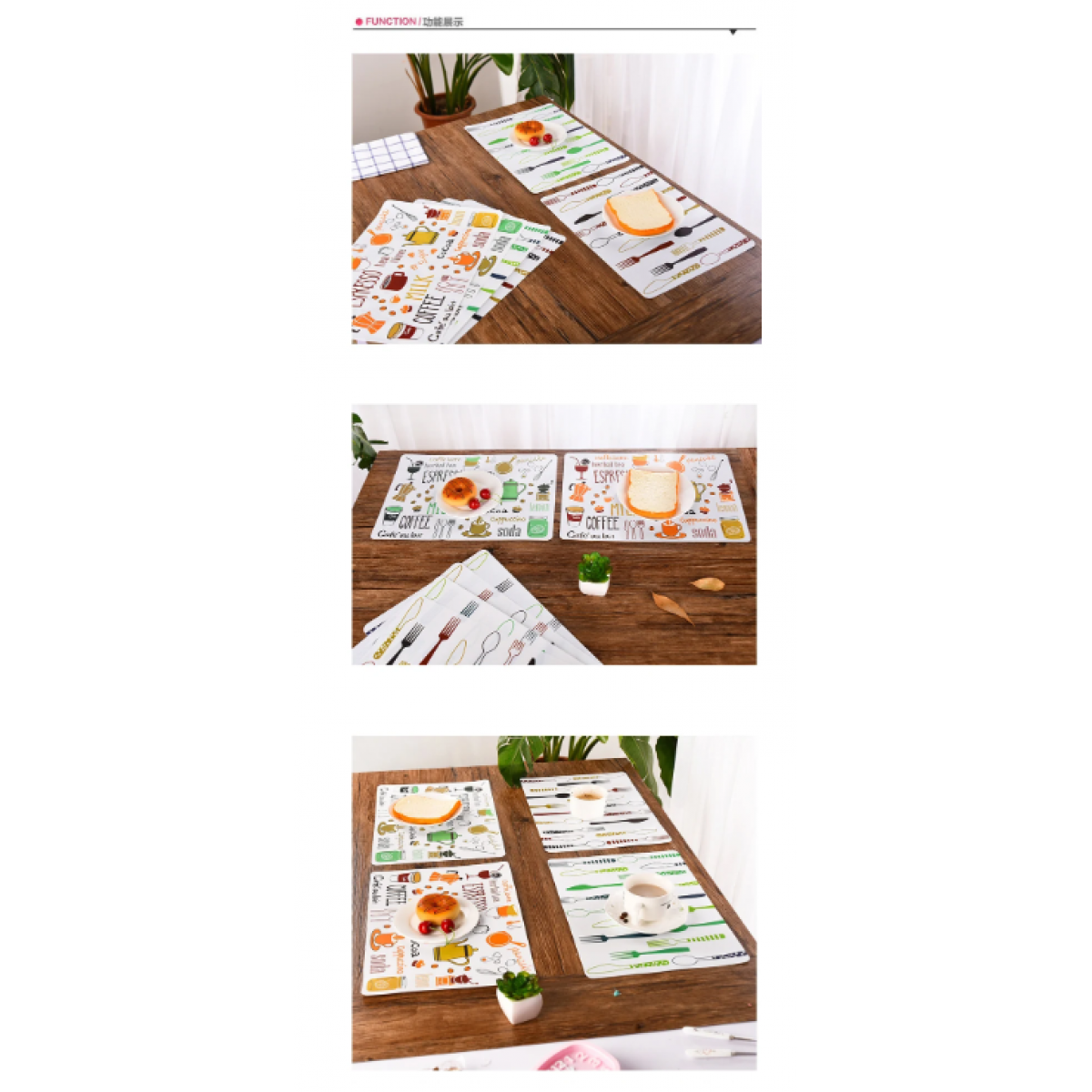 4PCS Placemats PVC Table Mat Dining Table Disc Pads - Table Mat - Homeware Clearance Sale - 2 - NZ DEPOT Bathroom Buy 4PCS Placemats PVC Table Mat Dining Table Disc Pads Online - Homeware Clearance Sale - - 2 - NZ Depot Delivery