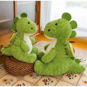 Buy 50CM Avocado Dinosaur Plush Toy With Small Backpack Online - Homeware Clearance Sale - - 2 - NZ Depot Delivery
