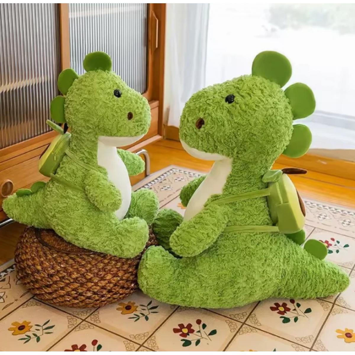 50CM Avocado Dinosaur Plush Toy With Small Backpack - Avocado Dinosaur - Homeware Clearance Sale - 2 - NZ DEPOT Bathroom Buy 50CM Avocado Dinosaur Plush Toy With Small Backpack Online - Homeware Clearance Sale - - 2 - NZ Depot Delivery