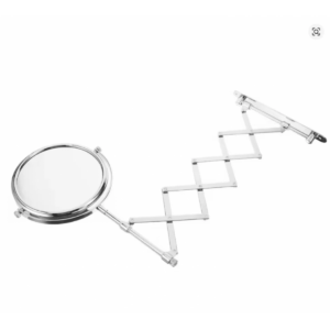 Buy 6 Inch Round Retractable Bathroom Wall Mirror Two-Sided 3X Magnifying Online - Homeware Clearance Sale -  - 2 - NZ Depot Delivery