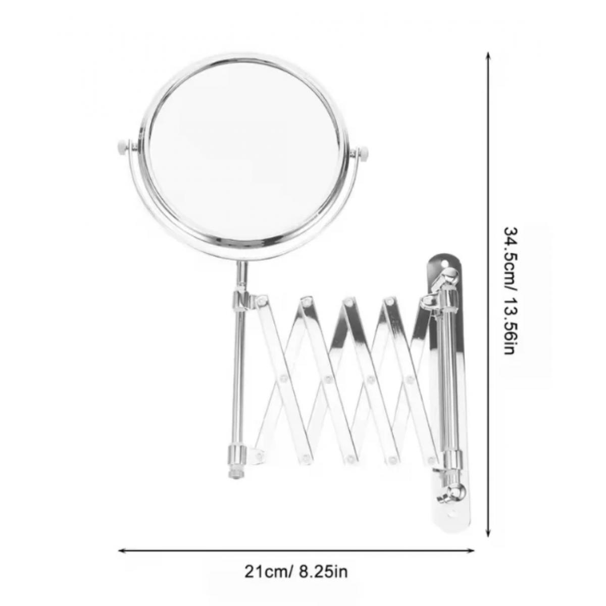 6 Inch Round Retractable Bathroom Wall Mirror Two-Sided 3X Magnifying - Makeup Mirror - Homeware Clearance Sale - 4 - NZ DEPOT Bathroom Buy 6 Inch Round Retractable Bathroom Wall Mirror Two-Sided 3X Magnifying Online - Homeware Clearance Sale - - 4 - NZ Depot Delivery