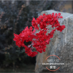 Buy Artificial Cherry Branches Three Pronged Encrypted Peach Blossom Branch Online - Homeware Clearance Sale -  - 2 - NZ Depot Delivery
