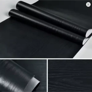 Buy Black Thicken Contact Paper Wood Peel and Stick Wall Sticker Online - Homeware Clearance Sale - - 2 - NZ Depot Delivery
