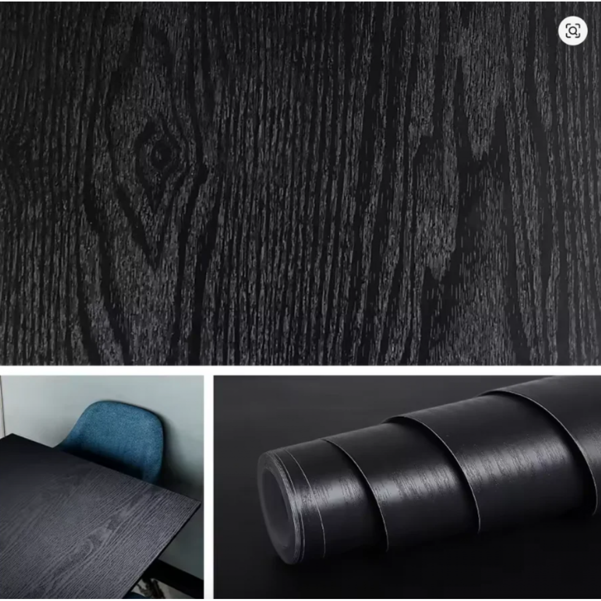 Black Thicken Contact Paper Wood Peel and Stick Wall Sticker - Wall Paper - Black - Homeware Clearance Sale - 3 - NZ DEPOT Bathroom Buy Black Thicken Contact Paper Wood Peel and Stick Wall Sticker Online - Homeware Clearance Sale - - 3 - NZ Depot Delivery