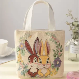 Buy Embroidery Canvas Bag Cute Debit Flowers Online - Homeware Clearance Sale -  - 1 - NZ Depot Delivery