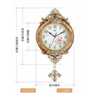 Buy European Style Wall Clock Watch Living Room Mute Online - Homeware Clearance Sale -  - 2 - NZ Depot Delivery