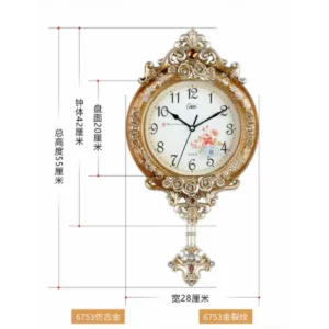 Buy European Style Wall Clock Watch Living Room Mute Online - Homeware Clearance Sale -  - 2 - NZ Depot Delivery