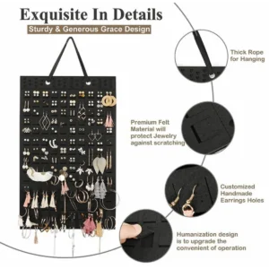 Buy Hanging Earring Holder Organiser,Brooch Pin Display Board Online - Homeware Clearance Sale -  - 2 - NZ Depot Delivery