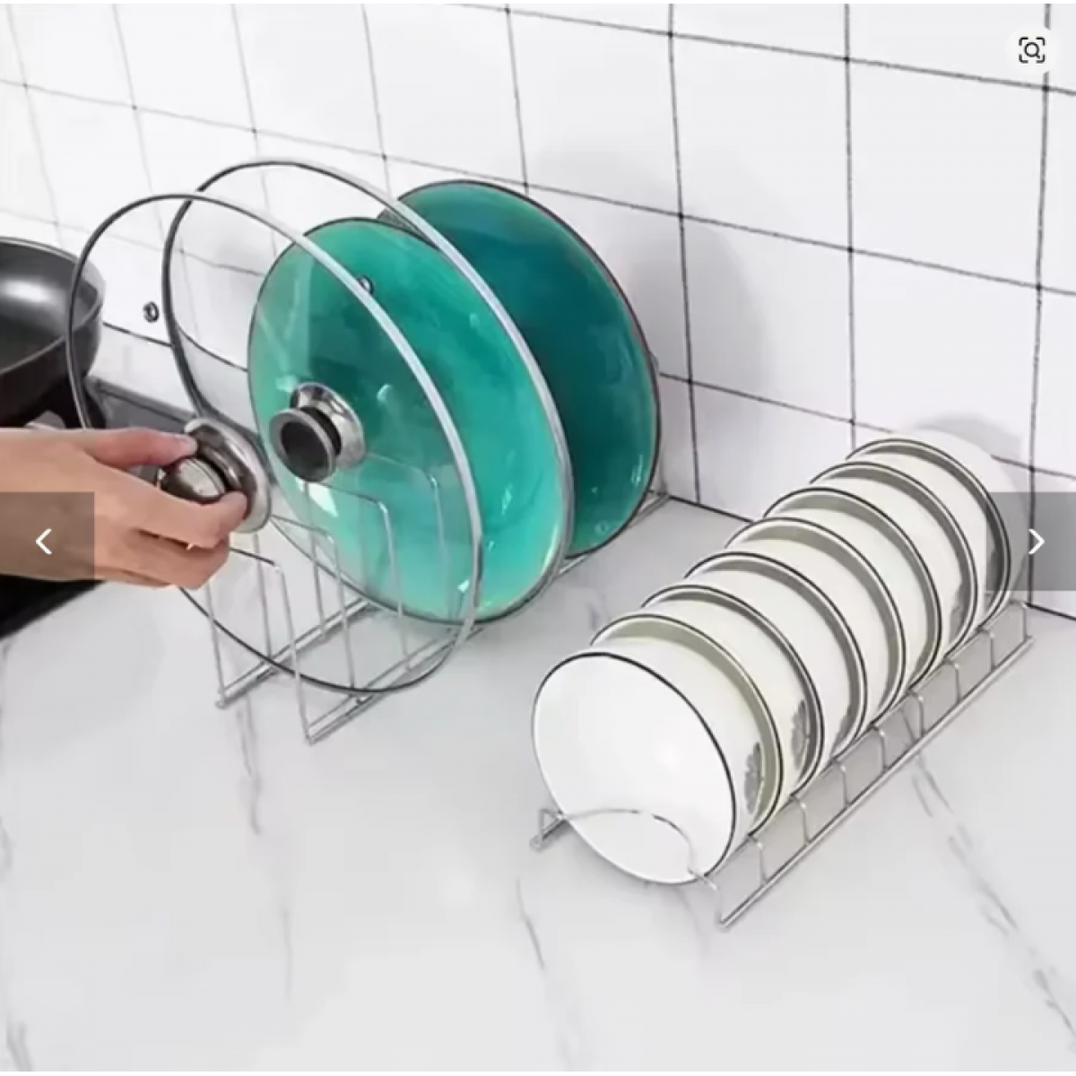 Kitchen Bowl Dish Organizer Stainless Steel - Dish Organizer - Homeware Clearance Sale - 5 - NZ DEPOT Bathroom Buy Kitchen Bowl Dish Organizer Stainless Steel Online - Homeware Clearance Sale - - 5 - NZ Depot Delivery