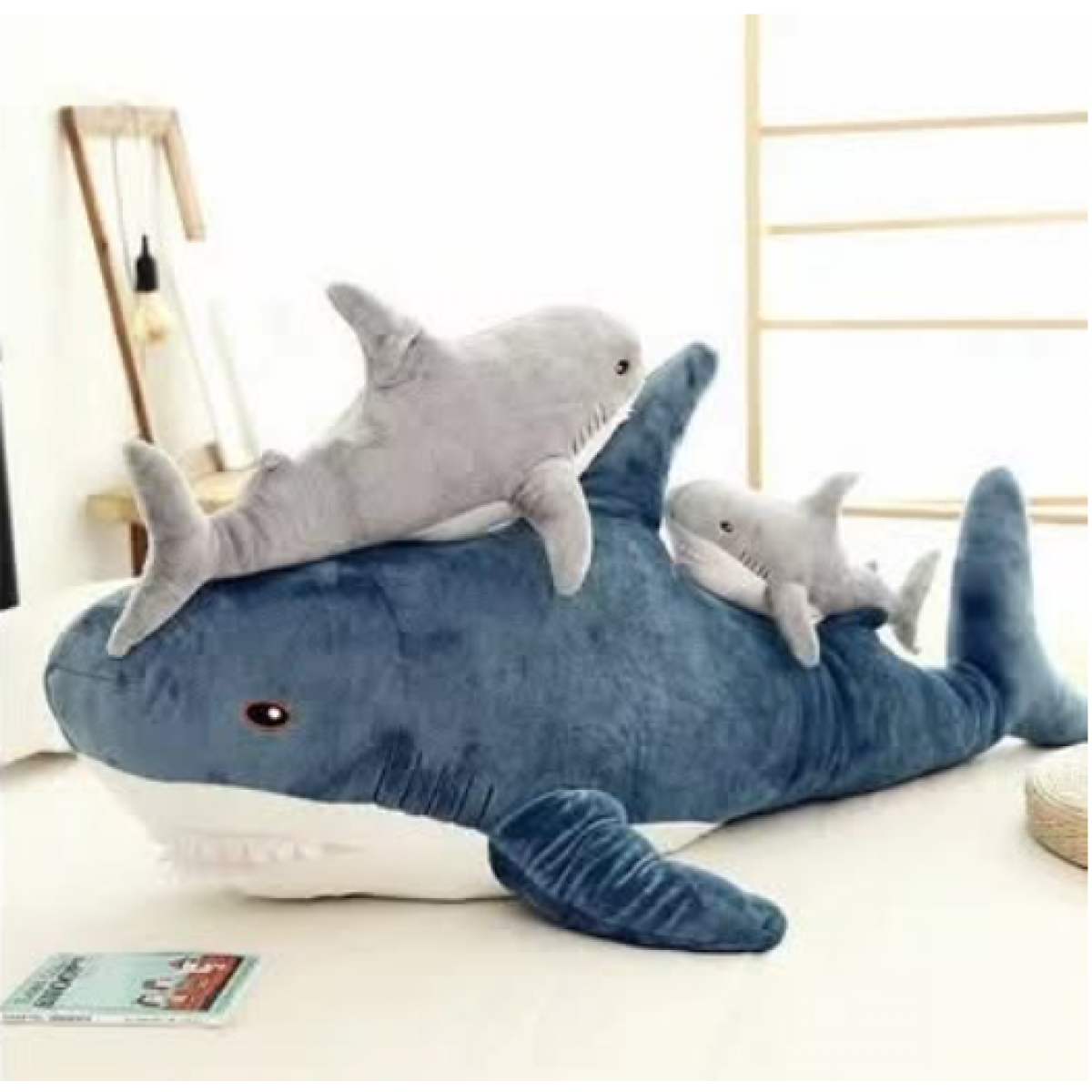 Large Size Shark Plush Toy Soft Cushion 110CM - Shark - Homeware Clearance Sale - 3 - NZ DEPOT Bathroom Buy Large Size Shark Plush Toy Soft Cushion 110CM Online - Homeware Clearance Sale - - 3 - NZ Depot Delivery