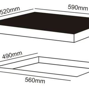 Buy Parmco Cooktop series3 600mm black induction 4 burner - HO36BI402 Online - - 2 - NZ Depot Kitchen
