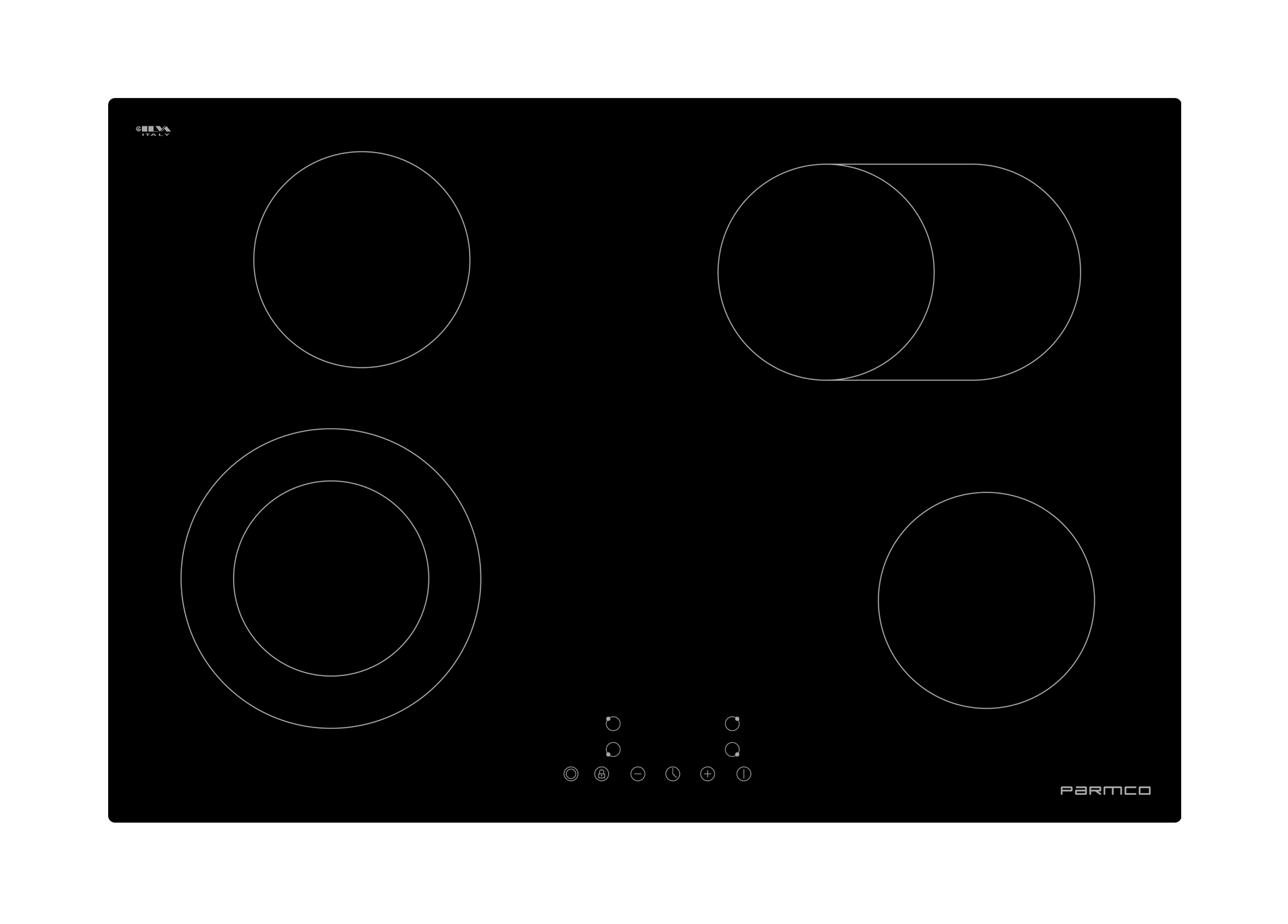 Parmco Cooktop series3 770mm black ceramic 4 burner 1 Buy Parmco Cooktop series3 770mm black ceramic 4 burner Online - - 1 - NZ Depot Kitchen