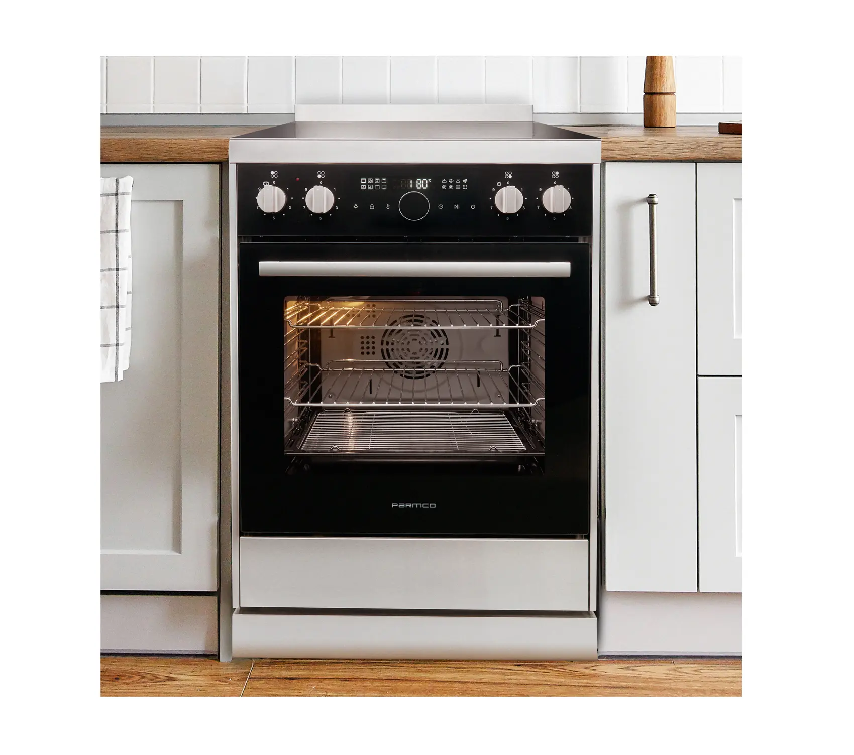 Parmco Freestanding stove 600mm glass ceramic - FS600GC02 - - 2 - NZ DEPOT Parmco Buy Parmco Freestanding stove 600mm glass ceramic Online - - 2 - NZ Depot Kitchen