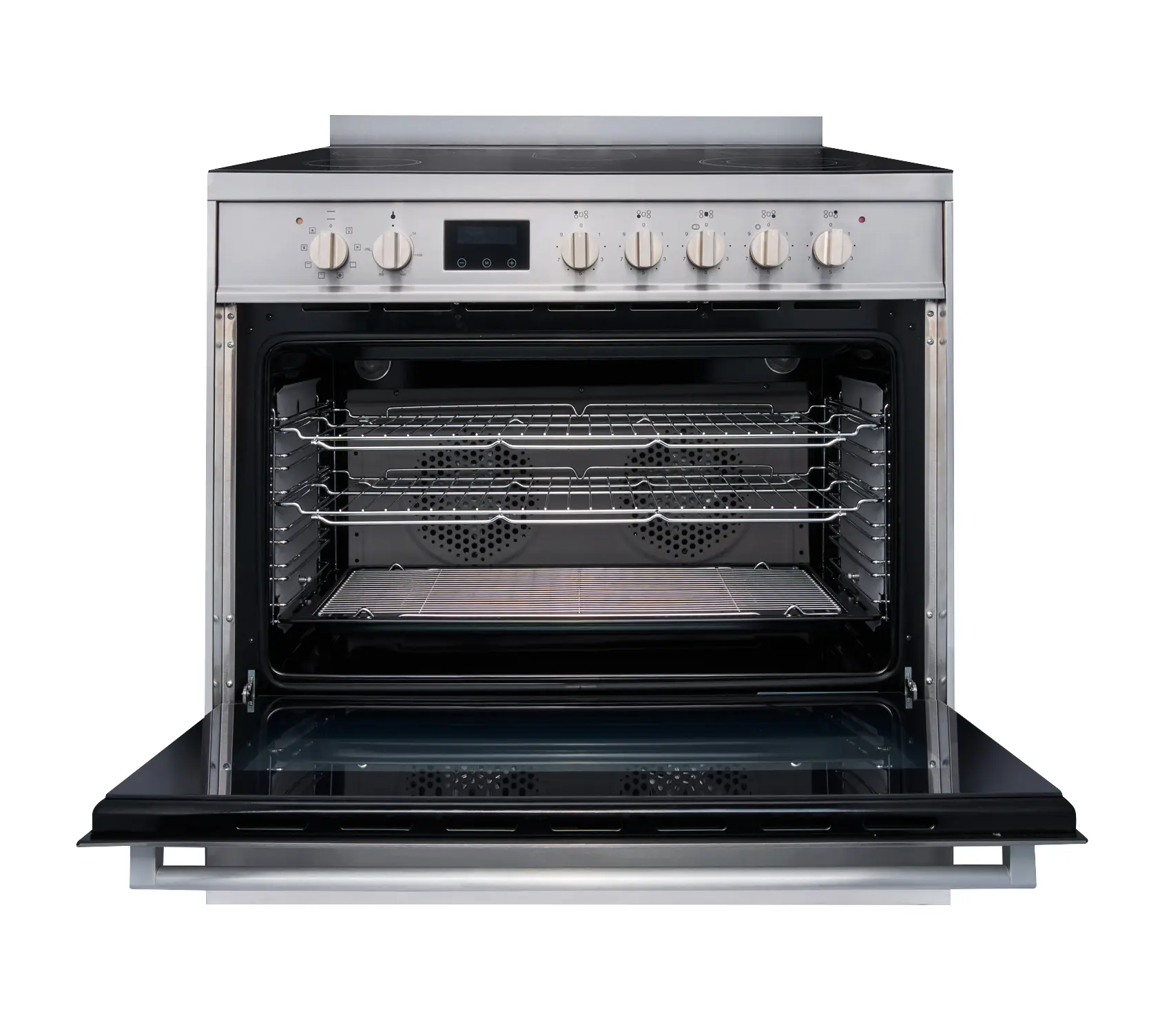 Parmco Freestanding stove 900mm stainless ceramic - FS900SC02 - FS900SC02 - - 2 - NZ DEPOT Parmco Buy Parmco Freestanding stove 900mm stainless ceramic - FS900SC02 Online - - 2 - NZ Depot Kitchen
