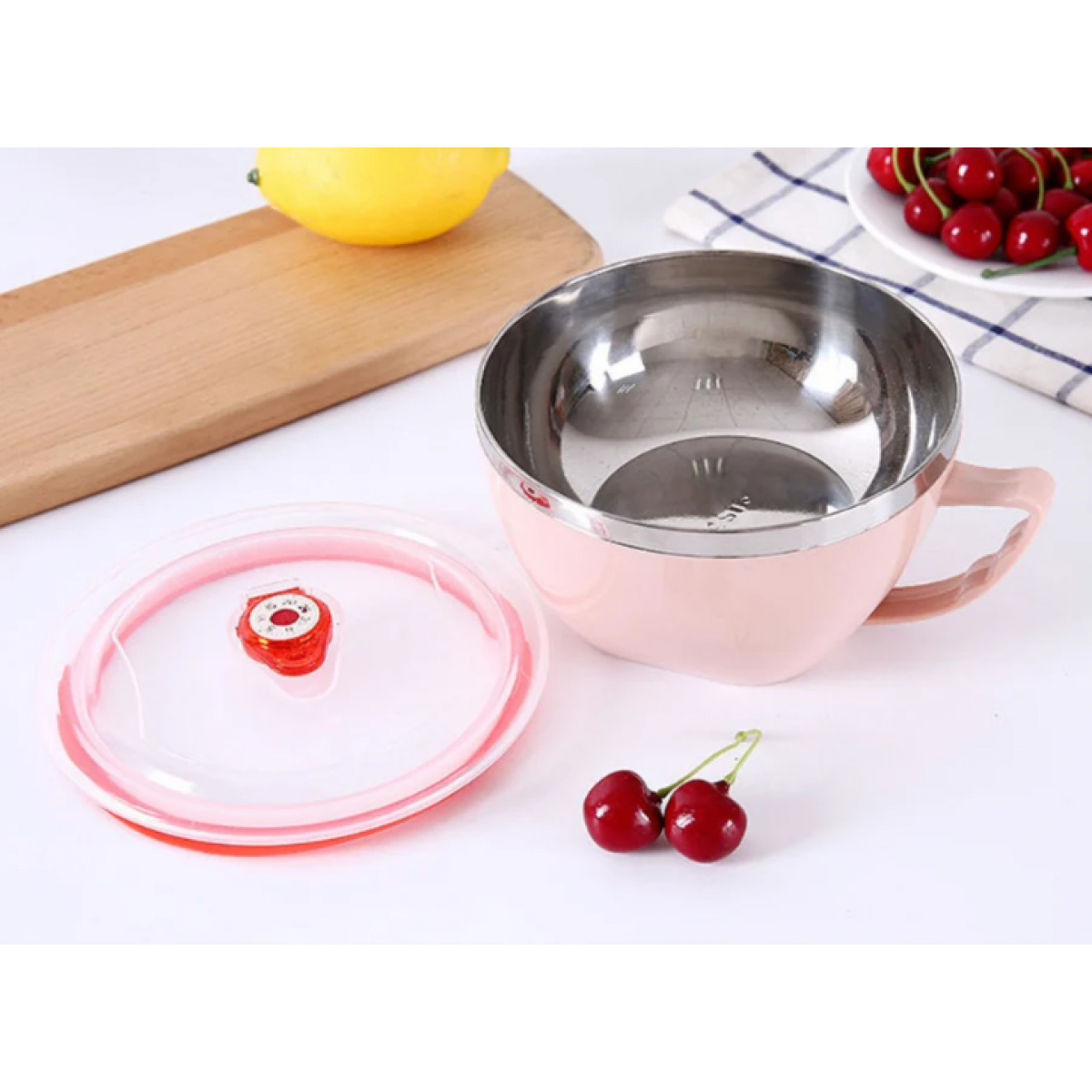 Stainless Steel Bowl with Handle Anti Scalding Kitchenware - Mixing Bowl - Homeware Clearance Sale - 2 - NZ DEPOT Bathroom Buy Stainless Steel Bowl with Handle Anti Scalding Kitchenware Online - Homeware Clearance Sale - - 2 - NZ Depot Delivery