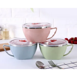 Buy Stainless Steel Bowl with Handle Anti Scalding Kitchenware Online - Homeware Clearance Sale -  - 1 - NZ Depot Delivery