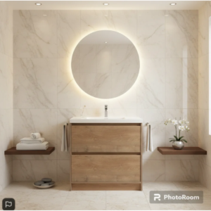 Buy Vanity - Etham Series 1200mm - Wood Online - Vanities - Freestanding - Square Basin - 1 - NZ Depot Delivery