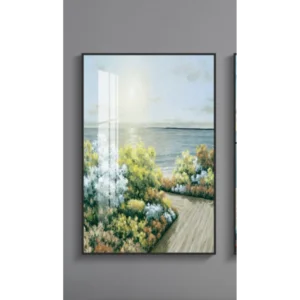 Buy frameless Spring Scenery Sea Flower Green Plants Posters Online - Homeware Clearance Sale - - 2 - NZ Depot Delivery