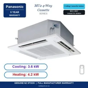 Panasonic S-36MU2E5BN - MU2 4-Way Cassette 3.6kW Ceiling Cassette (Indoor Unit Only) - NZ Depot