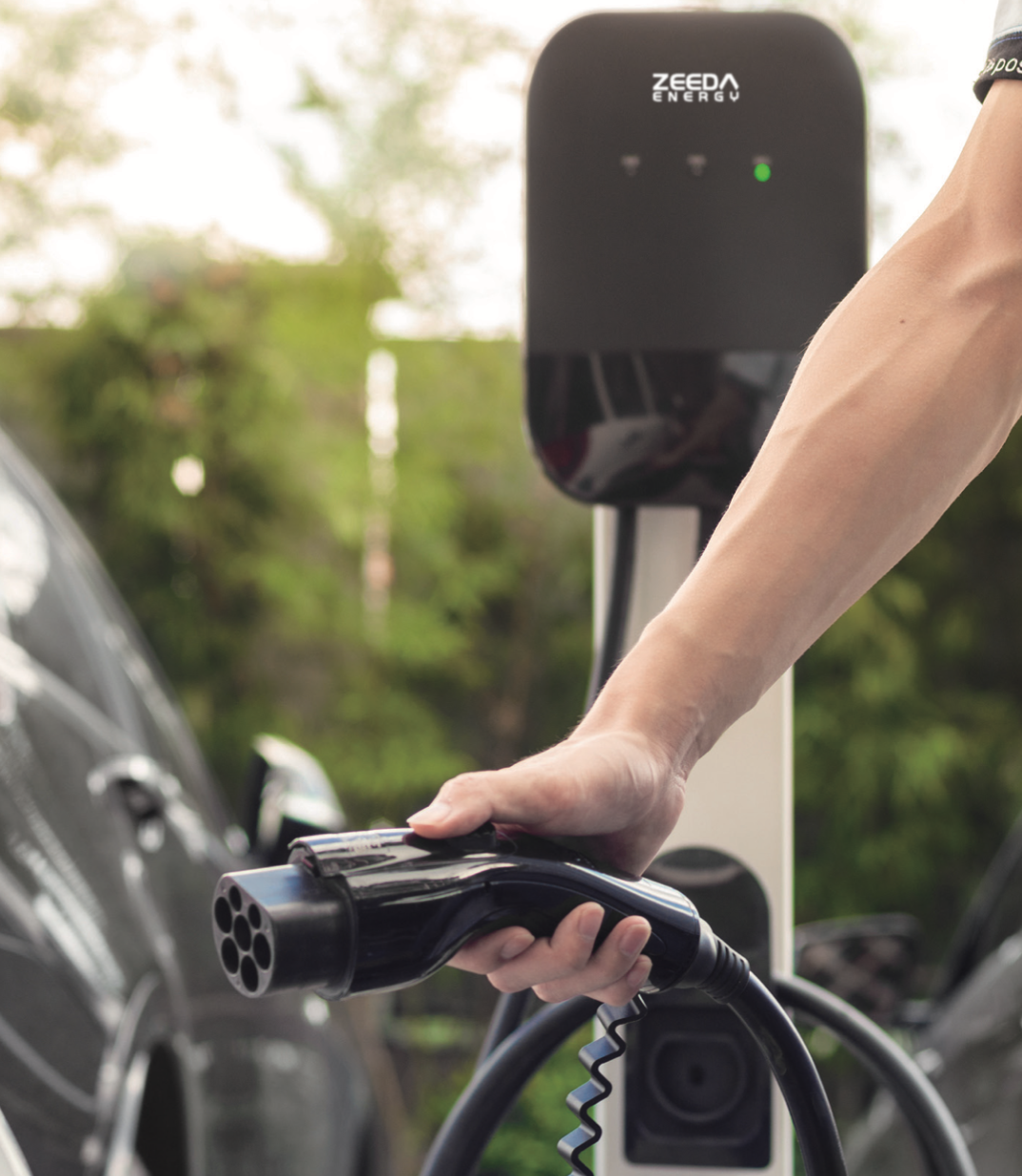 ZEEDA Guardian 7kW Type 2 Smart AC EV Charger (side profile) ZEEDA Guardian 7kW Type - ZEEDA-GUARDIAN-7KW side profile | NZ Depot