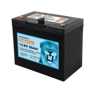 Essential 12.8V 55Ah LiFePO4 - BTL-12.8V55 side profile | NZ Depot