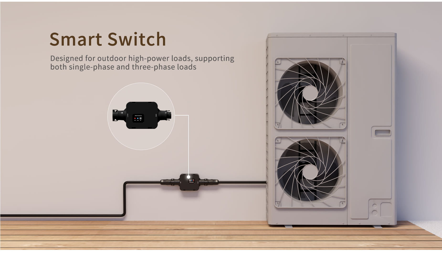 Deye Smart Switch SUN-SMART-SWITCH01P3 (detail view) Deye Smart Switch SUN-SMART-SWITCH01P3 - SUN-SMART-SWITCH01P3 detail view | NZ Depot