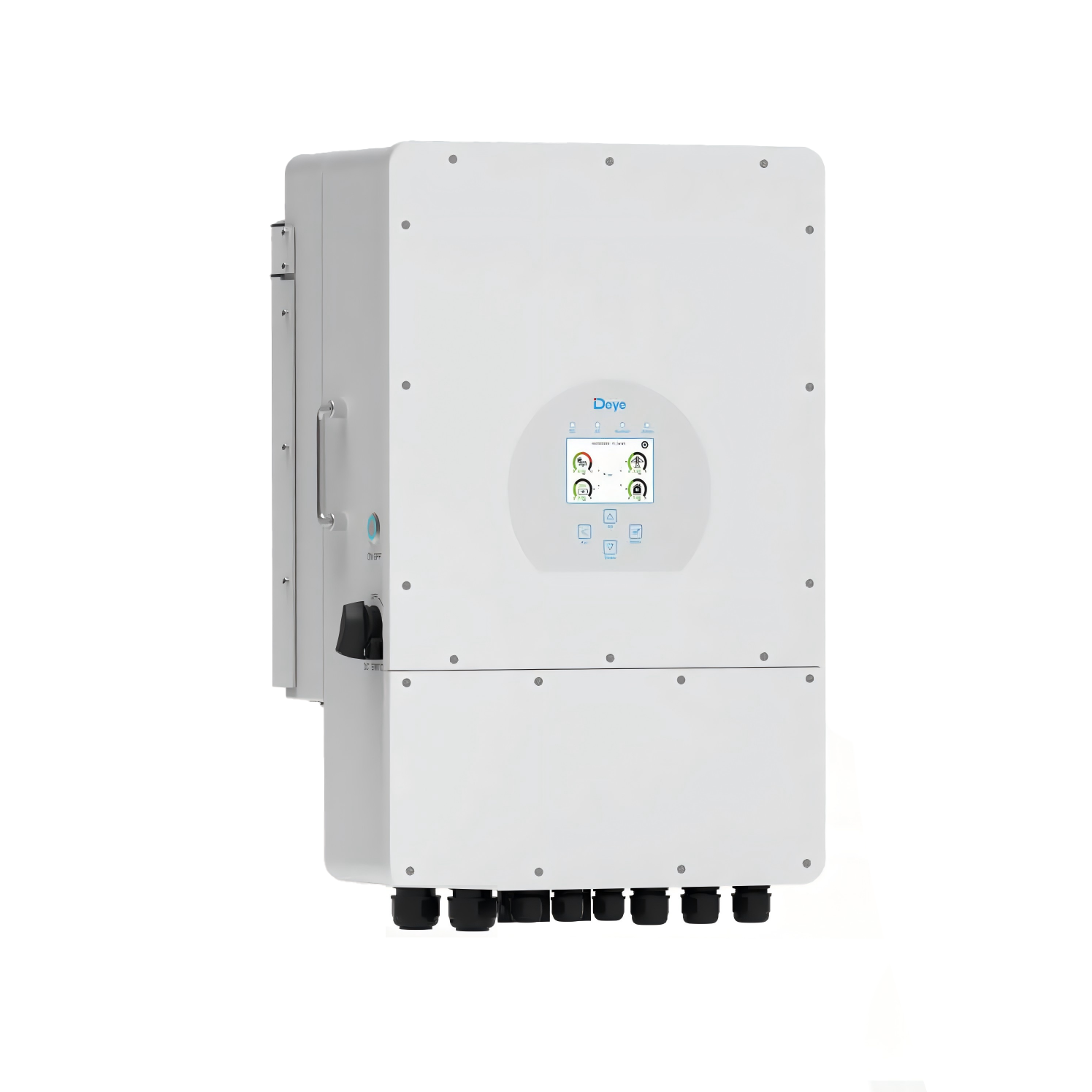 Deye 8kW Three Phase 2 MPPT Hybrid Inverter SUN-8K-SG05LP3-AU-SM2 1 Deye 8kW Three Phase 2 - SUN-8K-SG05LP3-AU-SM2 front view | NZ Depot