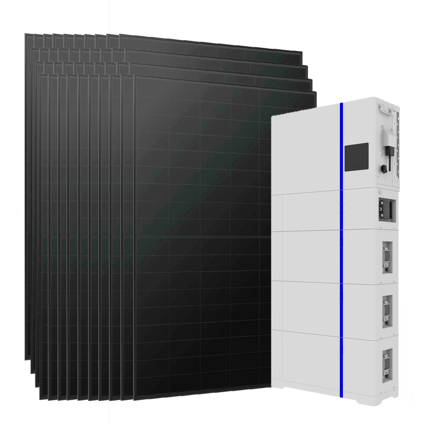 Deye 12kW 15.36kWh Three-Phase All-in-One Home Solar System with 40 JA Solar 455W Panels 1 Deye 12kW 15.36kWh Three-Phase - AI-W5.1-12P3-B3JA front view | NZ Depot