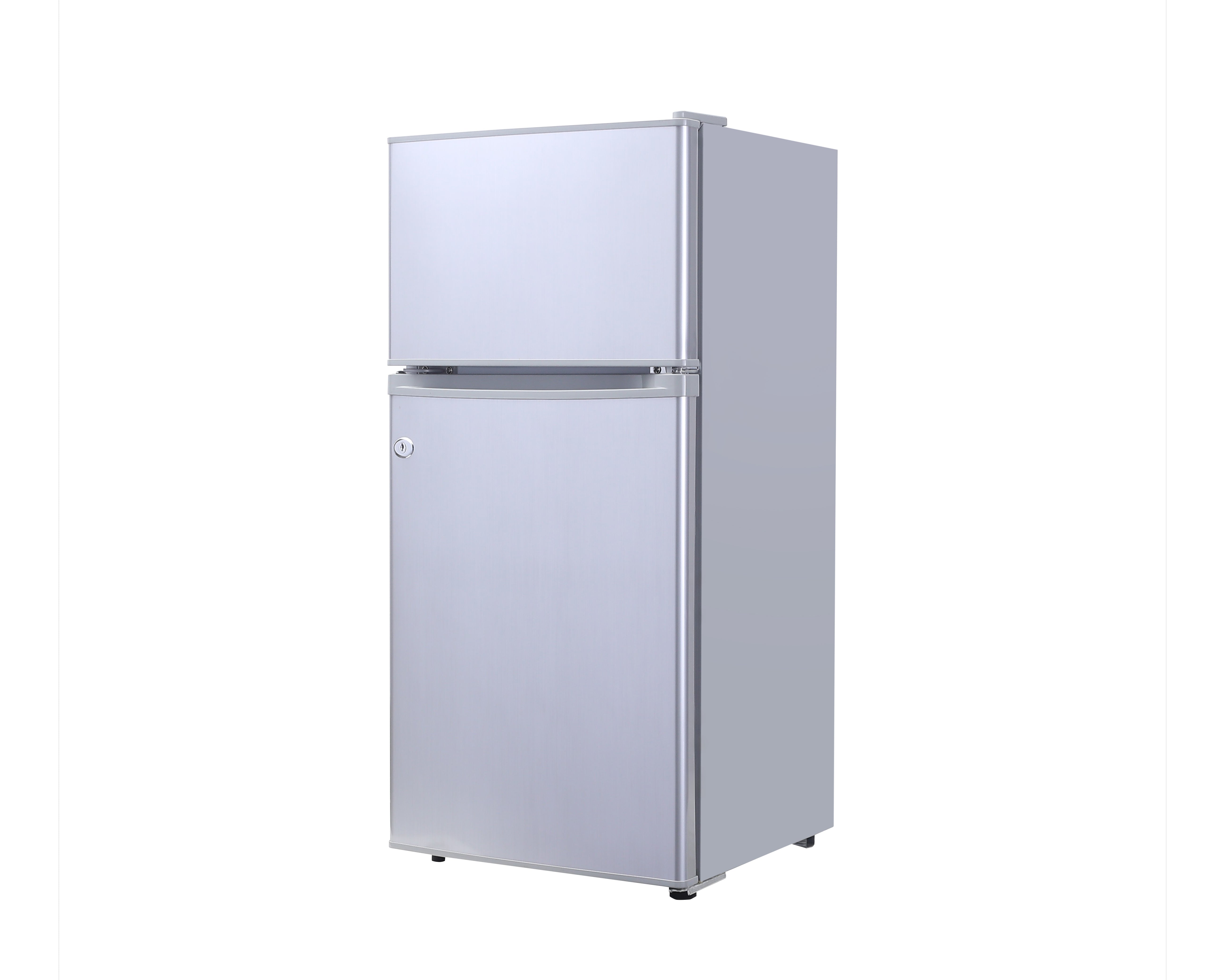 105L Solar Fridge Freezer 12V 24V Dual Door DC Compressor - Energy Efficient 1 105L Solar Fridge Freezer - BCD-105 front view | NZ Depot