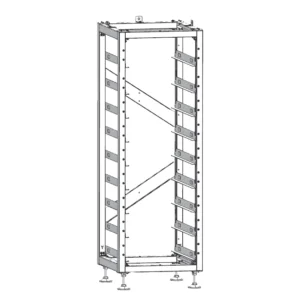 9-Layer Rack - 3U-LRack front view | NZ Depot