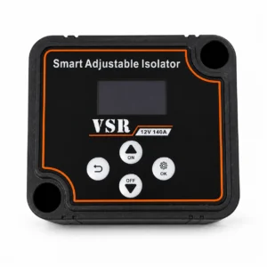 Smart Adjustable Battery Isolator - VSR-12V140A-PRO front view | NZ Depot