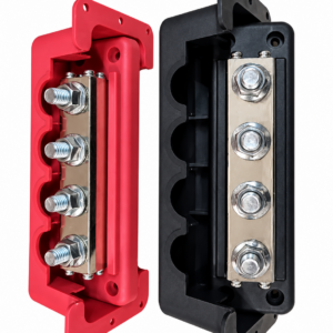 1 Pair M10 4-Post - BUSBAR-4-600 front view | NZ Depot
