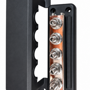 1 Pair M10 5-Post - BUSBAR-5-600 front view | NZ Depot