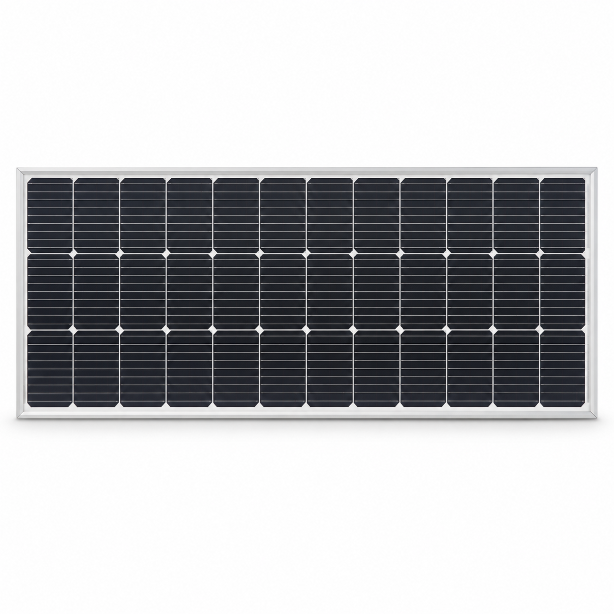 FLAGSUN FSM120W-36M 120W Monocrystalline Solar Panel - 1200 × 540 × 30mm 1 FLAGSUN FSM120W-36M 120W Monocrystalline - FSM120W-36M front view | NZ Depot