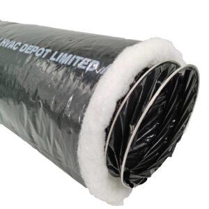 Buy HVAC Depot Flexilok 400mm R1 Insulated 6m ACD0025 - Air Distribution Online NZ Depot 1