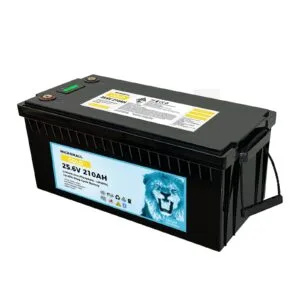 Gold 25.6V 210Ah LiFePO4 - NZ-24210G front view | NZ Depot
