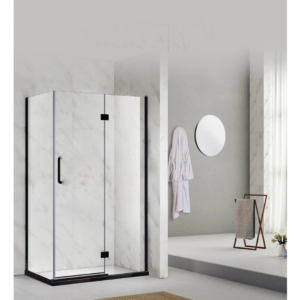 Buy Shower Box - Stream Series 2 Sides Swing Door (870x870x1950mm) - Black Online - Shower Enclosures - Frameless Shower - 2 - NZ Depot Delivery