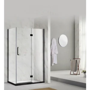 Buy Shower Box - Stream Series 2 Sides Swing Door (870x870x1950mm) - Black Online - Shower Enclosures - Frameless Shower - 2 - NZ Depot Delivery